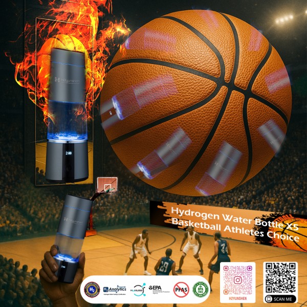 Basketball Athletes Hydrogen water bottle X5